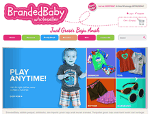 Tablet Screenshot of brandedbabyz.com